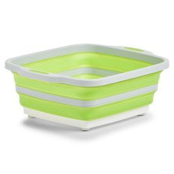 Bol de bucătărie, tocator, 2 în 1, verde, 40 x 32 x 14 cm, ZELLER