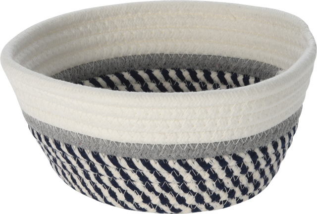 Set 3 cosuri de depozitare, bumbac, 18 x 8 cm