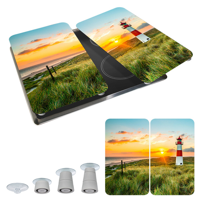 Set 2 plite de protectie pentru aragaz LIGHTHOUSE