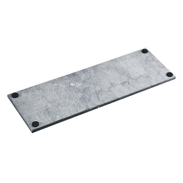 Placa de servire din marmura slefuita, 38 x 13 cm