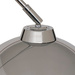 Lampa de podea arcuită FLORIS, metalică, argintie, 177 cm