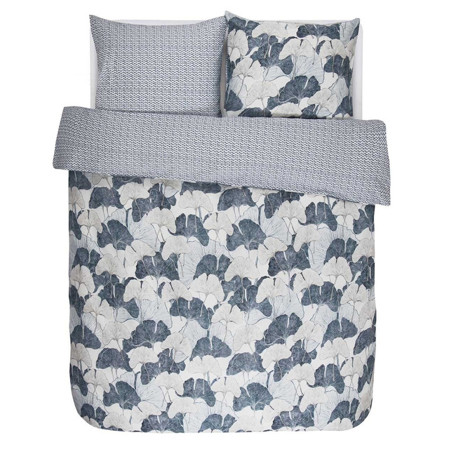 Set de lenjerie de pat din bumbac pentru 2 persoane, set de lenjerie din satin, 100% bumbac, 200 x 220 cm, Essenza