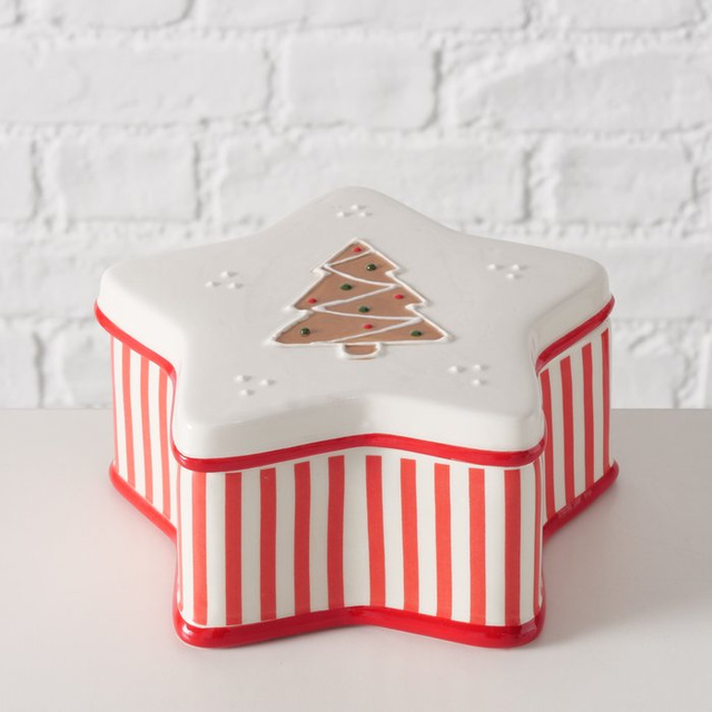 Borcan ceramic în formă de stea GINGER