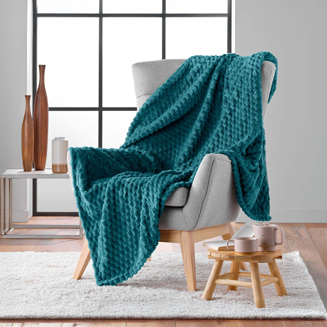 Pătură din flanel 125 x 150 cm FROSTY, marină