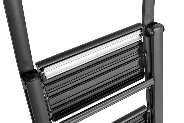 Scara pliabila, 3 trepte, Negru, WENKO