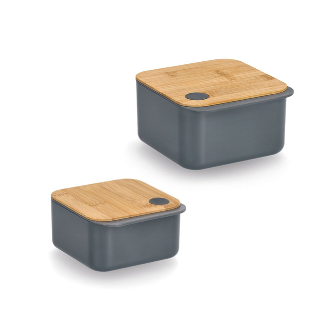 Recipient pentru depozitare cu capac din bambus, 1100 ml