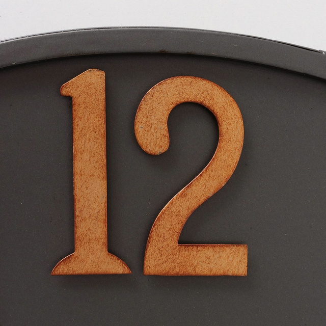 Ceas de perete din metal Lincoln, Ø 50 cm