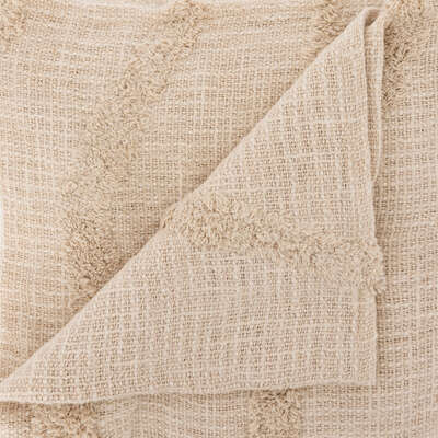 Cuvertura de pat din bumbac DAISE, bej, 240 x 260 cm