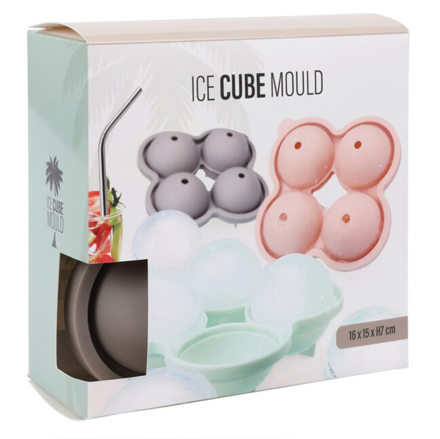 Formă pentru gheață pentru 4 bile, Ø 7 cm