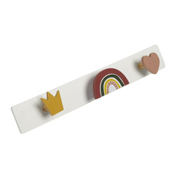 Cuier pentru haine pentru copii HEAD IN THE CLOUDS, 48 x 7 x 5,5 cm