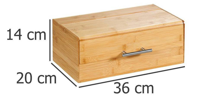 Cutie pentru pâine din bambus, 36x20x14 cm, Kesper