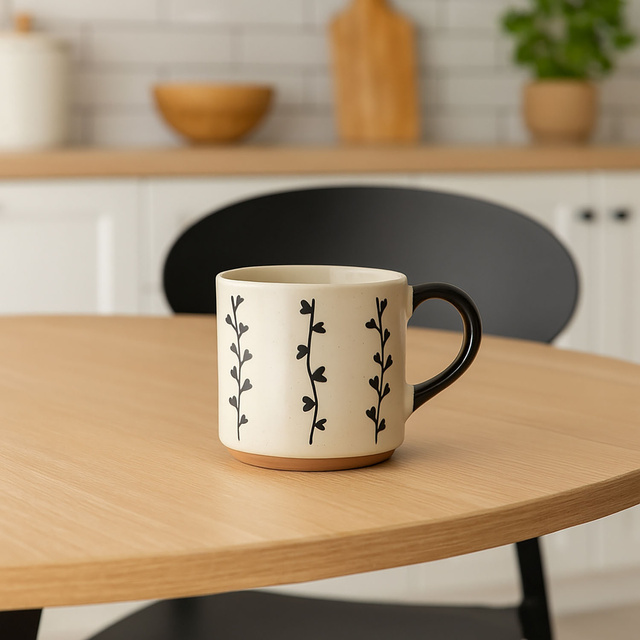 Cana din ceramica cu maner, 350 ml