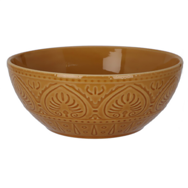 Vas din ceramică cu model canelat, 1900 ml