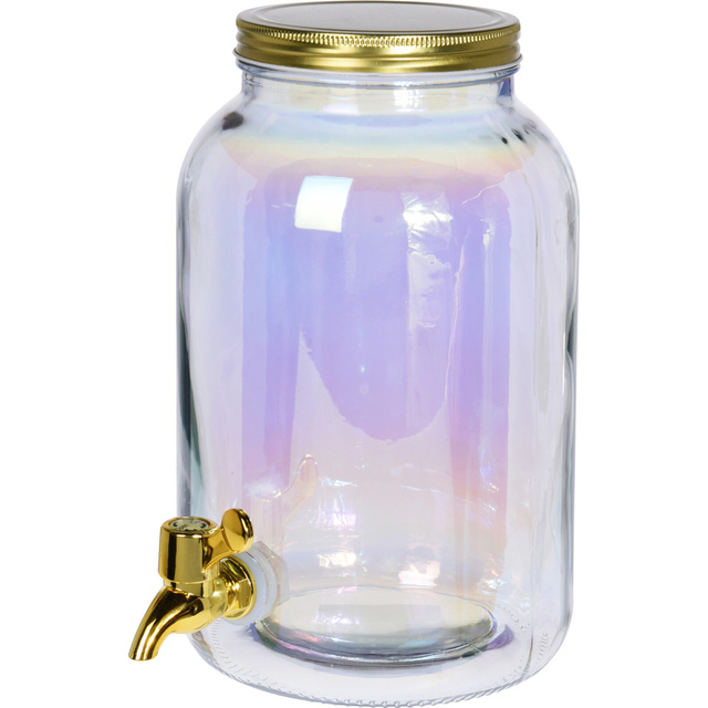 Borcan cu robinet, culoare aurie, 5,5 l