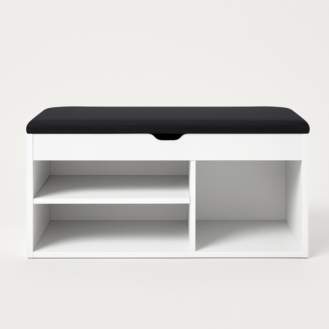 Dulap pentru pantofi cu loc de șezut TRIA, 80 x 43 x 30 cm