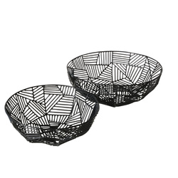 Boluri decorative metalice GRAPHINA, 2 buc Ø 25-30 cm