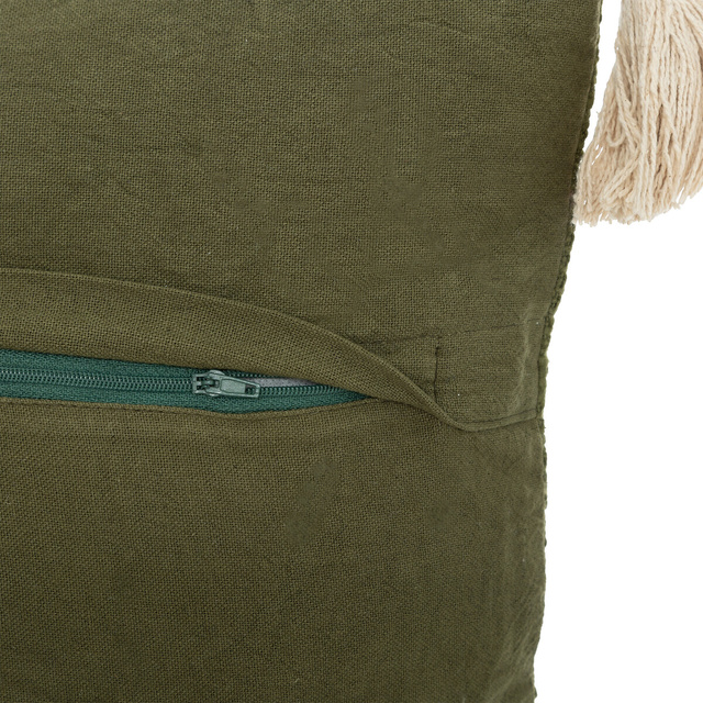 Perna decorativa EXOTIC cu franjuri, 45 x 45 cm