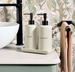 Set dozatoare ceramice pentru săpun și loțiune BATH STYLE, 3 piese