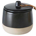 Zaharnita din porțelan Magalie, 9 cm, negru