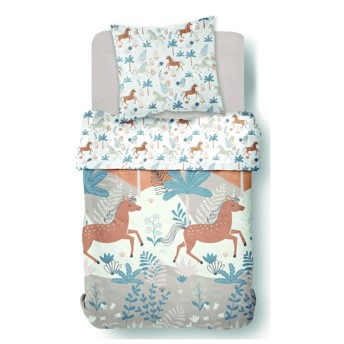Lenjerie de pat pentru copii HORSEBACK, 100% bumbac, 140 x 200 cm