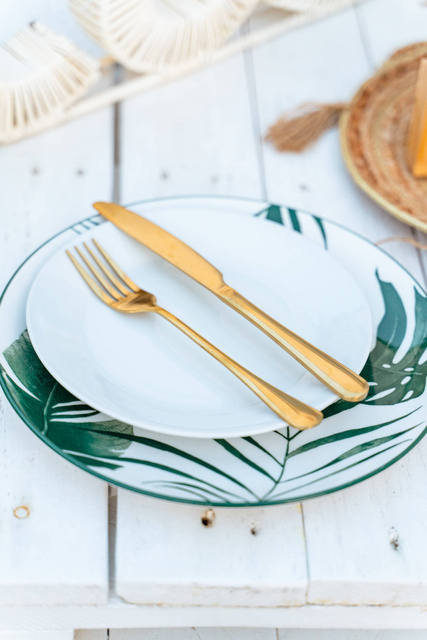 Set vesela PALME, 18 bucati