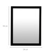 Oglinda de baie dreptunghiulara Basic, 34 x 44 cm