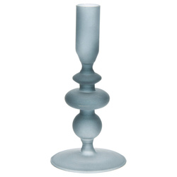 Sfeșnic din sticlă cu picior, 17 cm