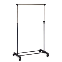 Cuier pe roți pentru hol COMFY PLACE, 80 x 43 x 90 - 160 cm