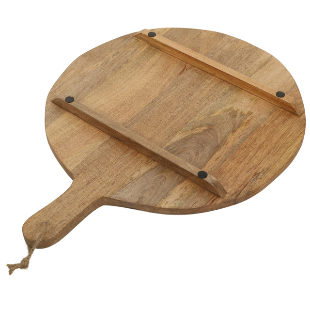 Masa rotunda de servire din lemn de mango, Ø 47 cm