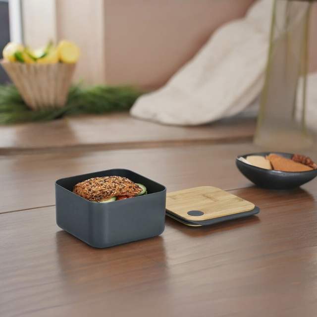 Recipient pentru depozitare cu capac din bambus, 1100 ml