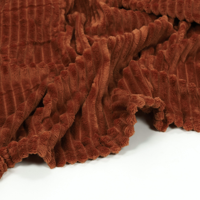 Pătură din flanel 160 x 130 cm, teracotă