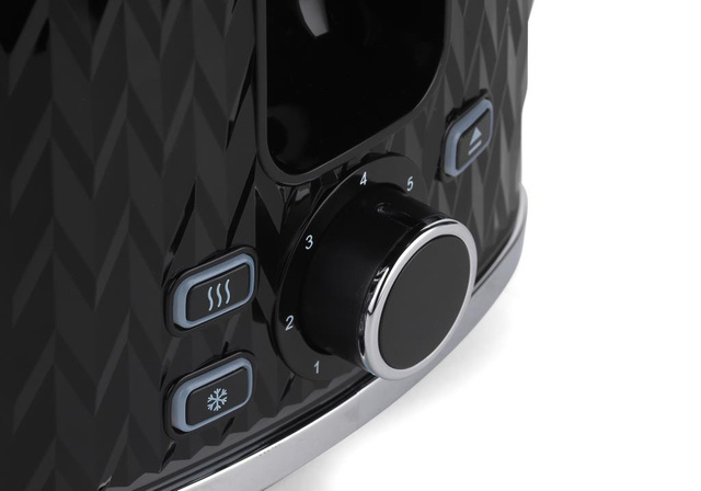 Prăjitor de pâine 930 W CHEVRON, prăjire și decongelare