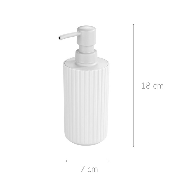 Dispenser săpun lichid, Minas, alb