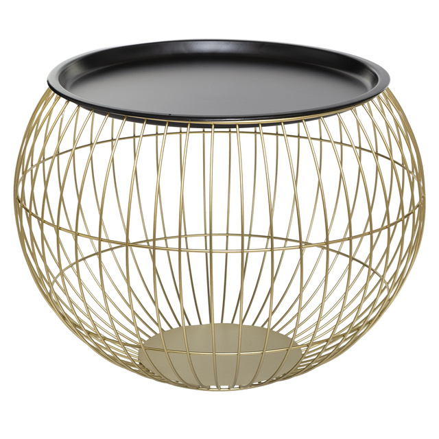 Set 2 masute de cafea rotunde ALYA, metal