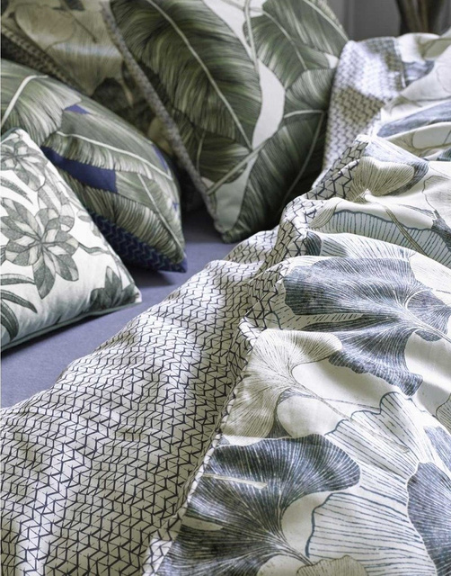 Set de lenjerie de pat din bumbac pentru 2 persoane, set de lenjerie din satin, 100% bumbac, 200 x 220 cm, Essenza