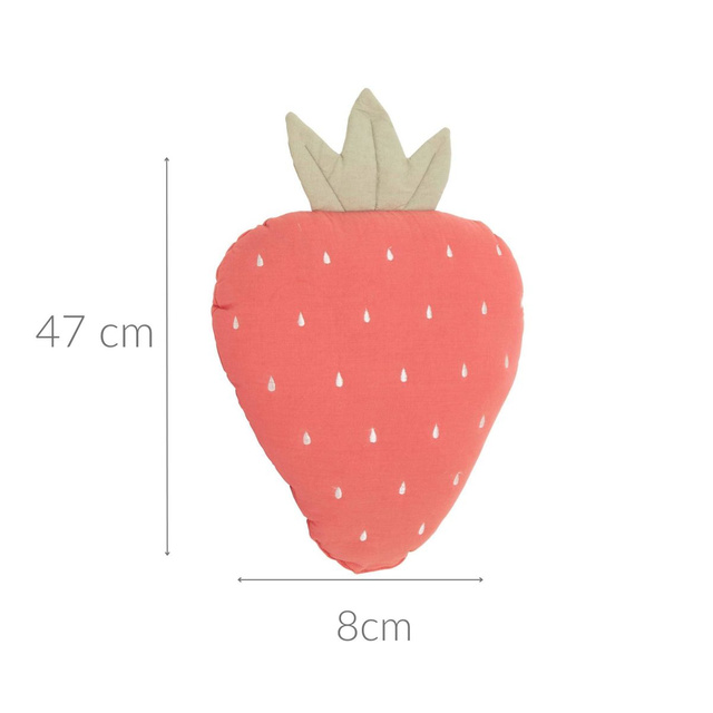 Perna ddecorativa Strawberry, 38 cm