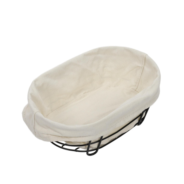 Coș pentru pâine Bistro, cadru metalic oval