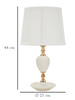 Lampă de noapte cu bază decorativă TORRE, înălțime 44 cm