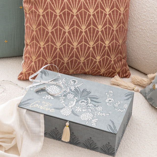 Cutie pentru accesorii de cusut WILD ROMANCE, 30 x 18,5 x 10 cm