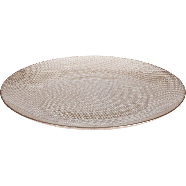 Farfurie plată din sticlă KARNEOL, Ø 28 cm