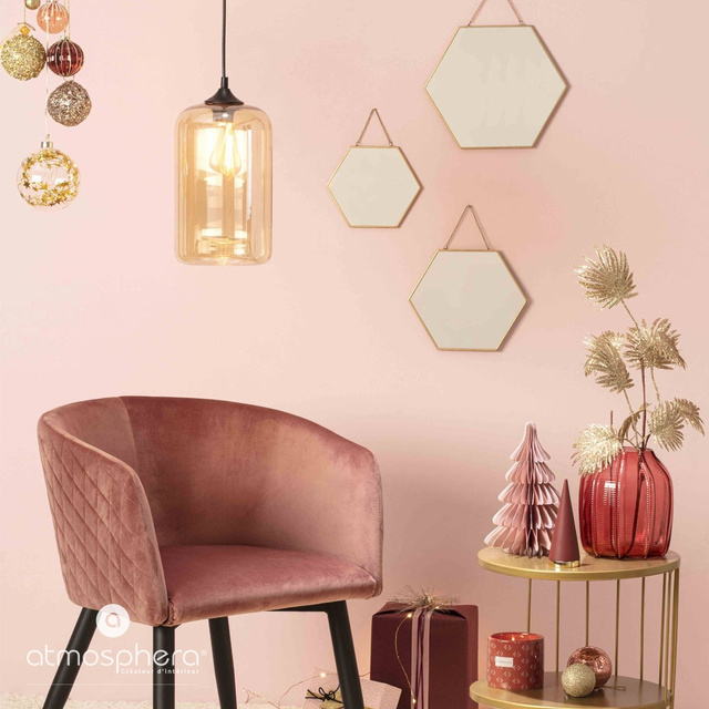 Oglinzi decorative sub formă de hexagoane