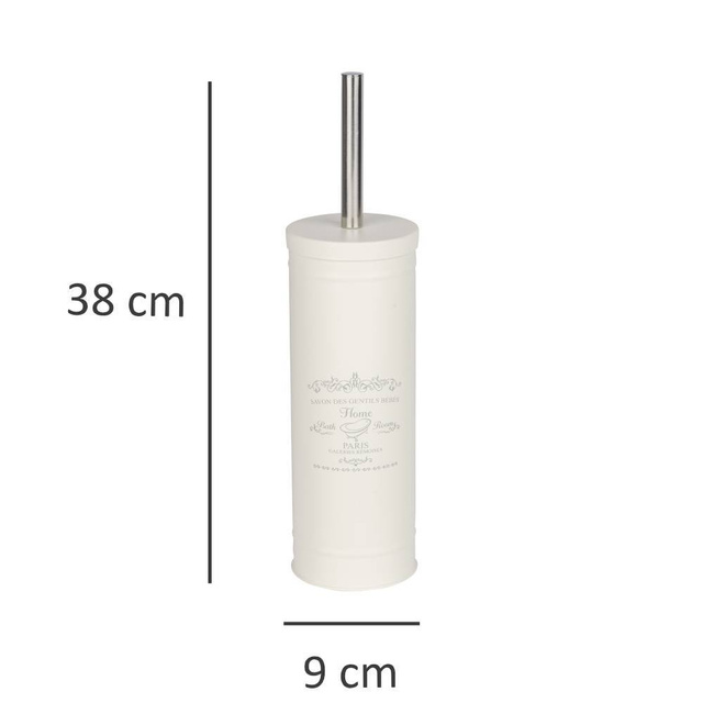 Recipient pentru perie HOME PARIS + perie WC, WENKO