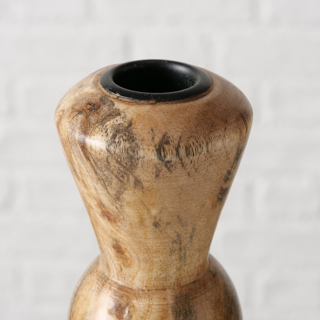 Sfeșnic din lemn, KESSA, 16 - 20,5 cm, 2 buc