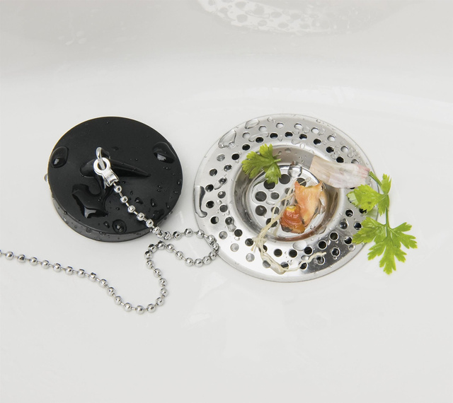 Două site pentru chiuvetă din oțel inoxidabil, WENKO