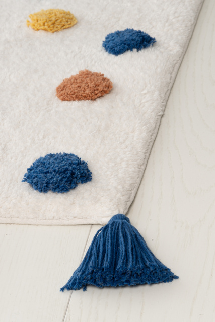 Covor din bumbac cu modele de camioane, 70 x 120 cm