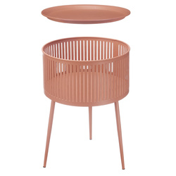 Masuta de cafea rotunda cu spatiu de depozitare, Ø 40 cm