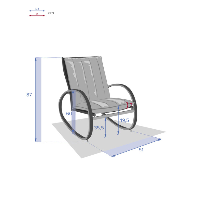 Balansoar de gradina NEVADA