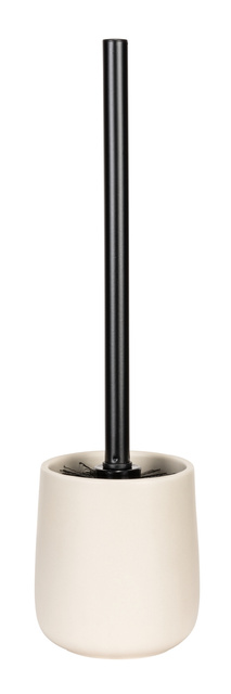 Perie de toaleta cu recipient ceramic MARGO, Ø 10 cm