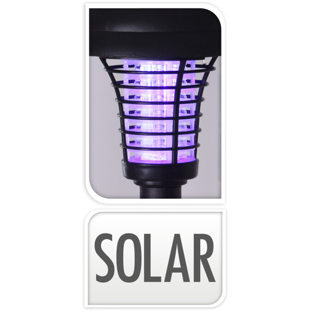 Lampă solară împotriva insectelor, 2 în 1