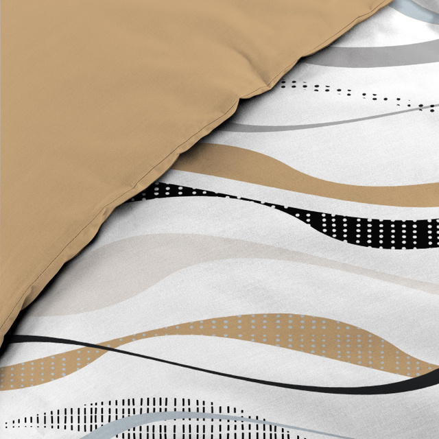 Set de lenjerie de pat, 3 piese, NATURA, 240 x 220 cm